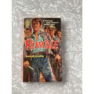 Rumble Harlan Ellison 1958 Pyramid Books G352 First Edition Vintage Paperback